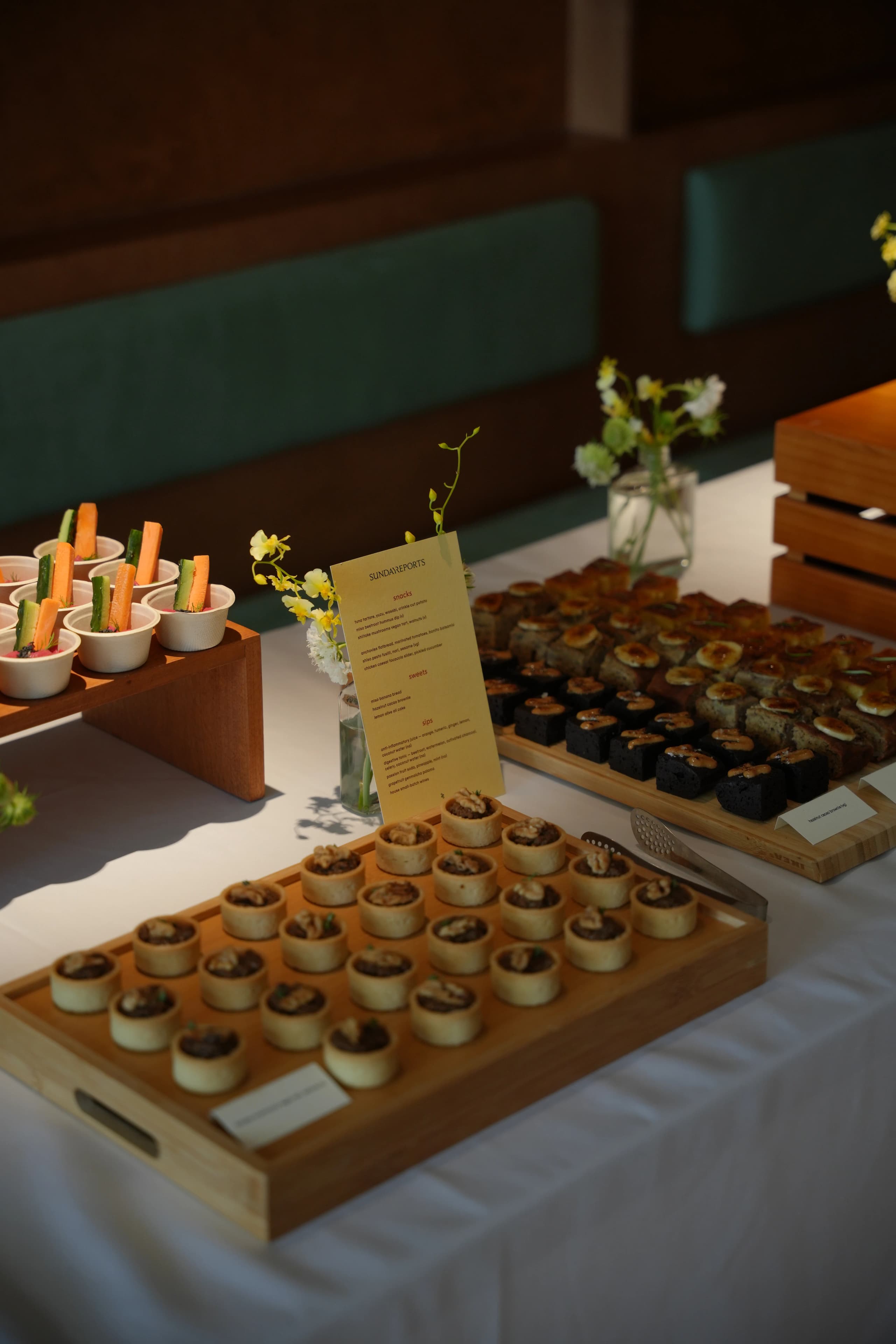 nüte corporate catering canapés